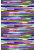 fotomurale strisce orizzontali dipinte viola, rosa, blu, giallo e verde