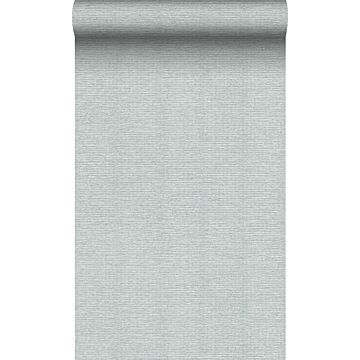 carta da parati struttura di lino grigio talpa chiaro