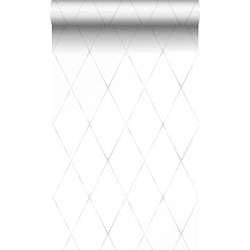 carta da parati rombo diamante con gradiente sottile grigio caldo chiaro