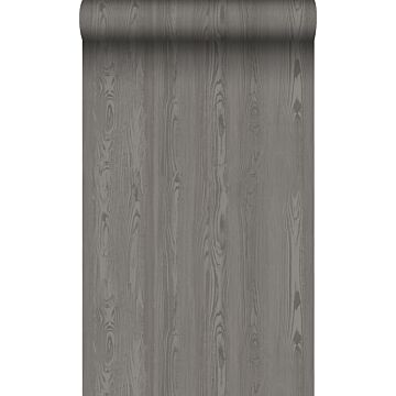 carta da parati tavole di legno fresco grigio
